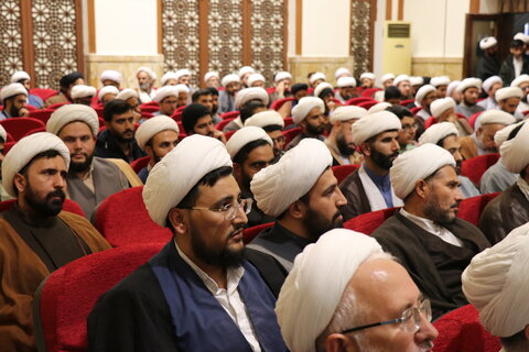 مراسم گردهمایی مدیران و طلاب جهادی مدارس علمیه گلستان
