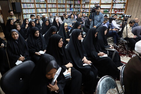تصاویر/ نشست خبری همایش صدمین سالگشت باز تأسیس حوزه علمیه قم