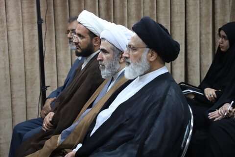 تصاویر/ نشست خبری همایش صدمین سالگشت باز تأسیس حوزه علمیه قم