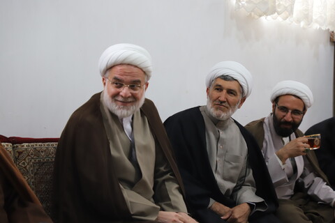 تصاویر/تکریم و سرکشی نماینده ولی فقیه از روحانیون بیجار