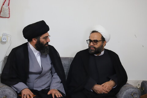 تصاویر/تکریم و سرکشی نماینده ولی فقیه از روحانیون بیجار