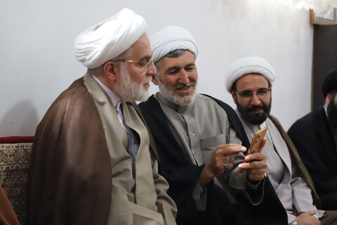 تصاویر/تکریم و سرکشی نماینده ولی فقیه از روحانیون بیجار