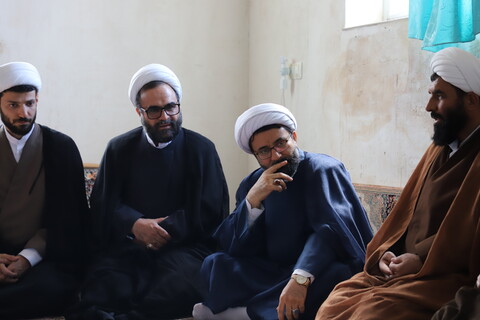 تصاویر/تکریم و سرکشی نماینده ولی فقیه از روحانیون بیجار