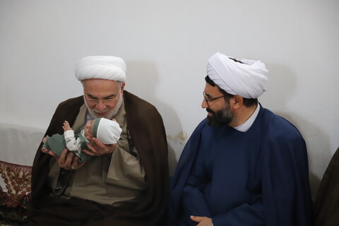 تصاویر/تکریم و سرکشی نماینده ولی فقیه از روحانیون بیجار