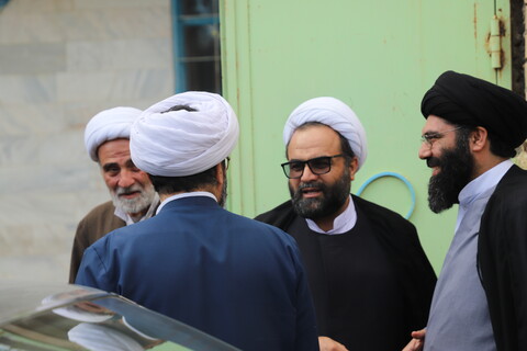 تصاویر/تکریم و سرکشی نماینده ولی فقیه از روحانیون بیجار