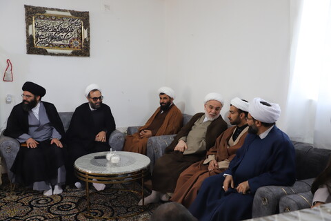 تصاویر/تکریم و سرکشی نماینده ولی فقیه از روحانیون بیجار