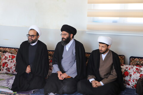 تصاویر/تکریم و سرکشی نماینده ولی فقیه از روحانیون بیجار