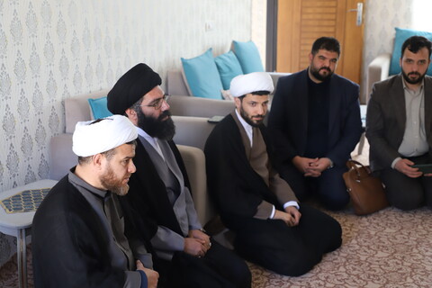 تصاویر/تکریم و سرکشی نماینده ولی فقیه از روحانیون بیجار