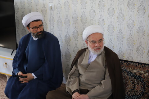 تصاویر/تکریم و سرکشی نماینده ولی فقیه از روحانیون بیجار