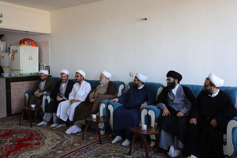 تصاویر/تکریم و سرکشی نماینده ولی فقیه از روحانیون بیجار