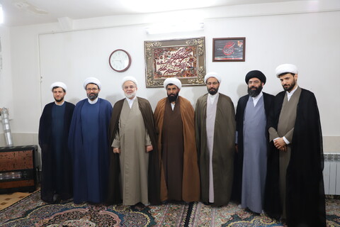 تصاویر/تکریم و سرکشی نماینده ولی فقیه از روحانیون بیجار