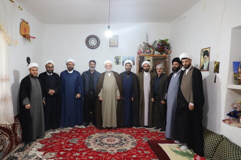 تصاویر/تکریم و سرکشی نماینده ولی فقیه از روحانیون بیجار