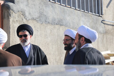 تصاویر/تکریم و سرکشی نماینده ولی فقیه از روحانیون بیجار