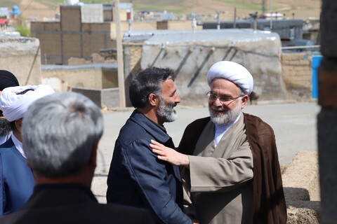 تصاویر/تکریم و سرکشی نماینده ولی فقیه از روحانیون بیجار