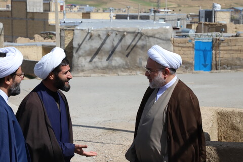 تصاویر/تکریم و سرکشی نماینده ولی فقیه از روحانیون بیجار