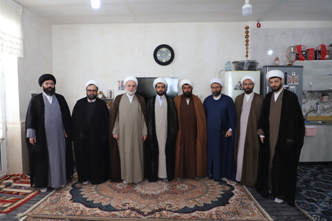 تصاویر/تکریم و سرکشی نماینده ولی فقیه از روحانیون بیجار