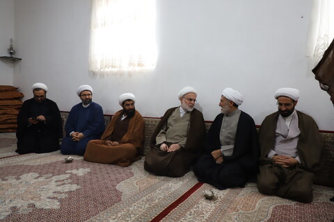 تصاویر/تکریم و سرکشی نماینده ولی فقیه از روحانیون بیجار