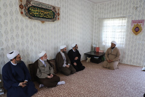 تصاویر/تکریم و سرکشی نماینده ولی فقیه از روحانیون بیجار