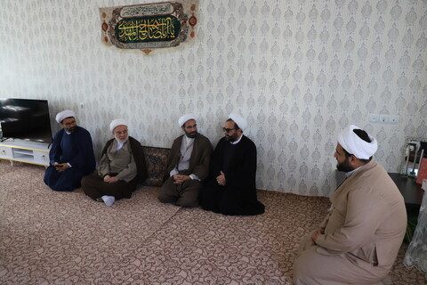 تصاویر/تکریم و سرکشی نماینده ولی فقیه از روحانیون بیجار