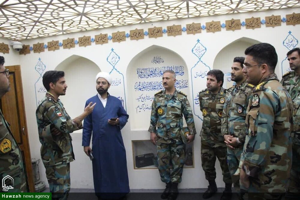 دانشجویان دوره عالی پرواز ارتش از نمایشگاه «والشمس» بازدید کردند + عکس