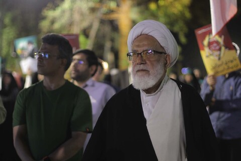 تصاویر/ تجمع دانشجویان، طلاب و مردم بیرجند بر علیه جنایت رژیم کودکش اسرائیل