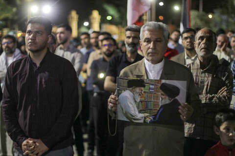 تصاویر/ تجمع دانشجویان، طلاب و مردم بیرجند بر علیه جنایت رژیم کودکش اسرائیل