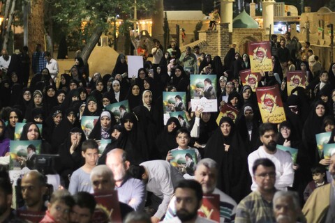 تصاویر/ تجمع دانشجویان، طلاب و مردم بیرجند بر علیه جنایت رژیم کودکش اسرائیل