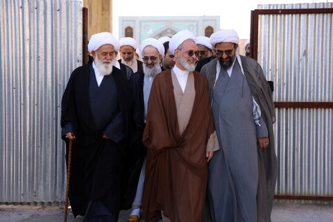 تصاویر/استقبال و زیارت آیت الله اعرافی از حرم مطهر شاه عبدالعظیم حسنی