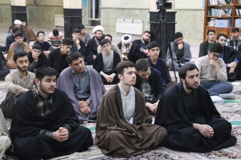 تصاویر/ جلسه اخلاق در حوزه علمیه بناب