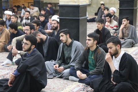 تصاویر/ جلسه اخلاق در حوزه علمیه بناب