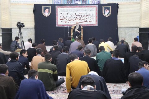 تصاویر/ جلسه اخلاق در حوزه علمیه بناب