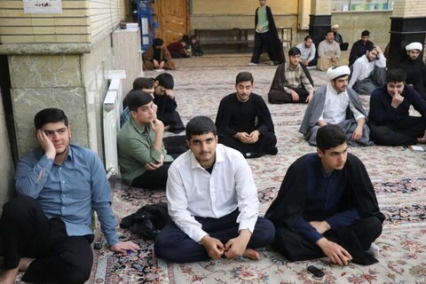تصاویر/ جلسه اخلاق در حوزه علمیه بناب