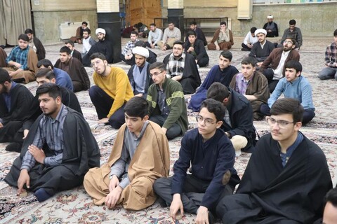 تصاویر/ جلسه اخلاق در حوزه علمیه بناب