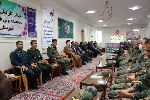 دیدار نیروهای مسلح بروجرد با امام جمعه شهرستان