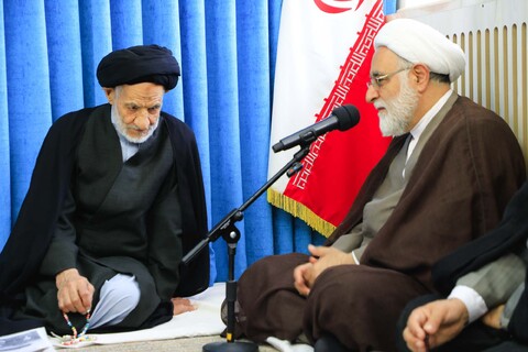 دیدار قائم مقام مدیر حوزه علمیه قم با نماینده ولی فقیه در خراسان جنوبی