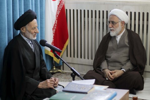 دیدار قائم مقام مدیر حوزه علمیه قم با نماینده ولی فقیه در خراسان جنوبی