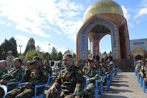 تصاویر/ آیین غبارروبی مزار شهدا به مناسبت ۲۹ فروردین روز ارتش  در ارومیه