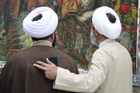 تصاویر/ بازدید طلاب پایه اول مدرسه علمیه امام خامنه‌ای ارومیه از مرکز فرهنگی و موزه دفاع مقدس ارومیه