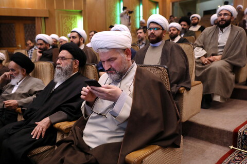تصاویر/ نشست اساتید و معاونین واحدهای آموزشی حوزه علمیه تهران با آیت الله اعرافی
