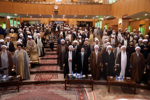 تصاویر/ نشست اساتید و معاونین واحدهای آموزشی حوزه علمیه تهران با آیت الله اعرافی