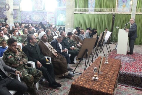 تصاویر / مراسم یادواره شهدای فروردین ماه قزوین برگزار شد