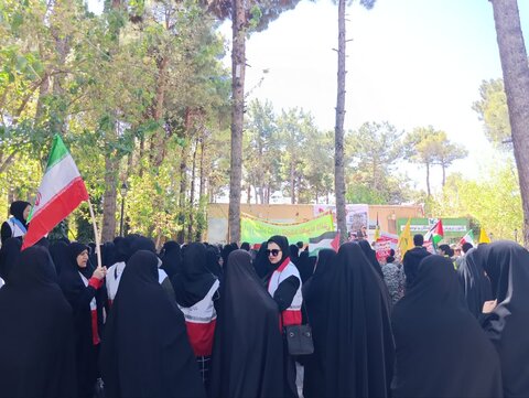 تصاویر/اجتماع مردمی انا علی العهد در دلیجان