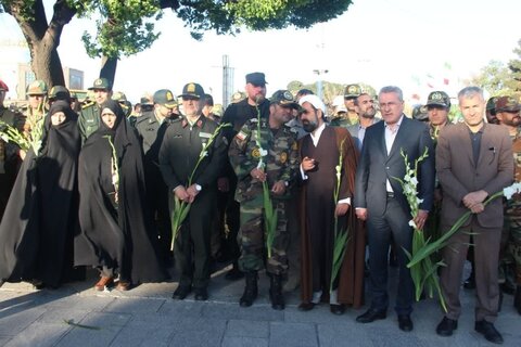 تصاویر / مراسم غبارروبی مزار شهدا ی قزوین