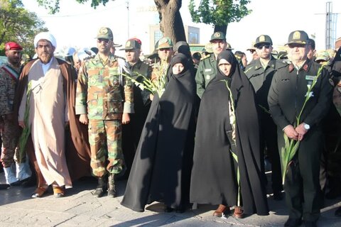 تصاویر / مراسم غبارروبی مزار شهدا ی قزوین