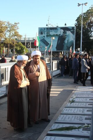 تصاویر / مراسم غبارروبی مزار شهدا ی قزوین