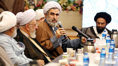 تصاویر/ نشست آیت الله اعرافی با مدیران آموزش حوزه تهران
