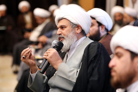 تصاویر/ نشست آیت الله اعرافی با مدیران آموزش حوزه تهران