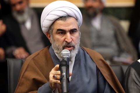 تصاویر/ نشست آیت الله اعرافی با مدیران آموزش حوزه تهران