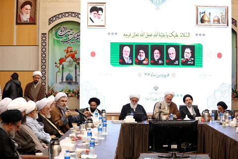تصاویر/ نشست آیت الله اعرافی با مدیران آموزش حوزه تهران