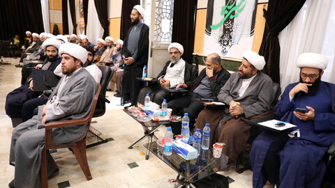 تصاویر/ نشست آیت الله اعرافی با مدیران آموزش حوزه تهران